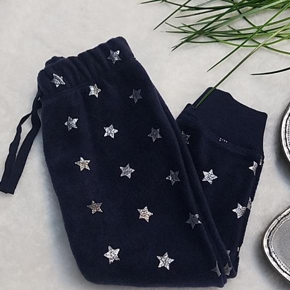 GAP Other - Gap kids 2T fleece joggers Navy/silver stars